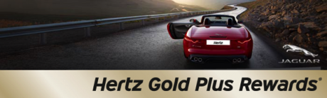 Pilotez une Jaguar F-TYPE grâce au programme Hertz Gold Plus Rewards